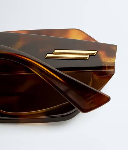 Classic Oval Sunglasses in Brow Bottega Veneta United Kingdom EN - Image 4