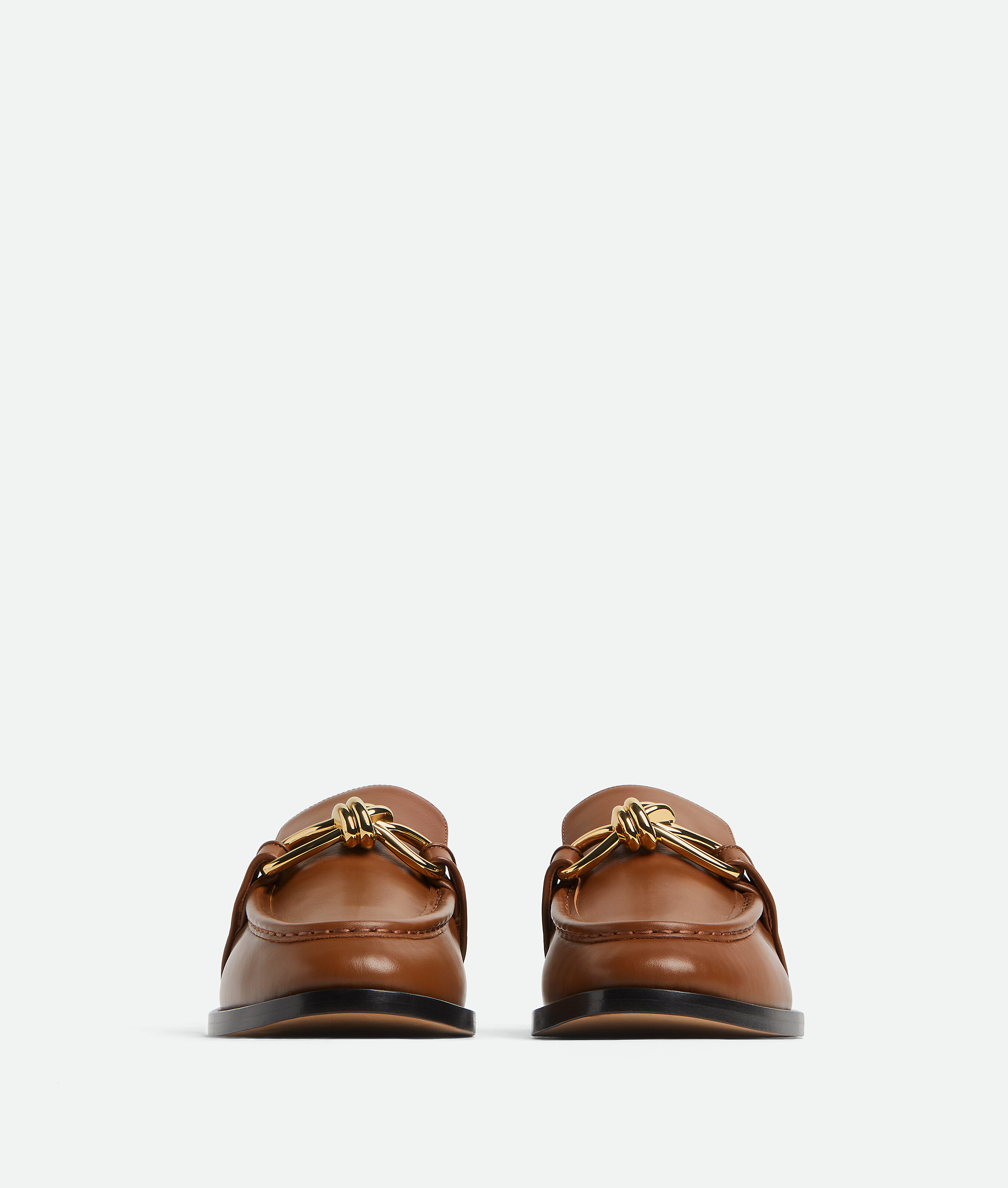 Bottega Veneta Astaire Knot Leather Loafers In Multi