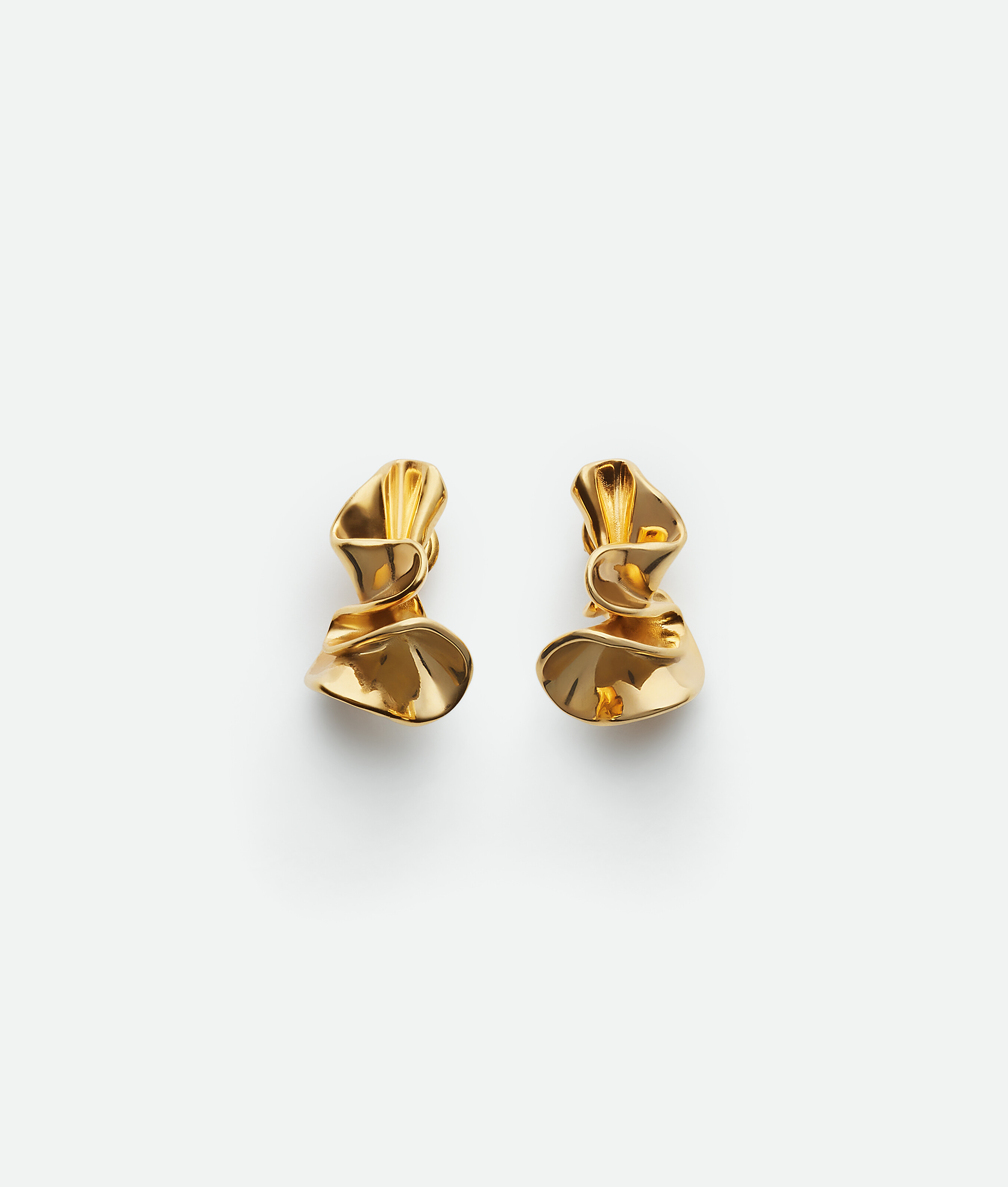 Women's Small Anemone Earrings in Yellow gold Bottega Veneta Latvia EN - Image 3