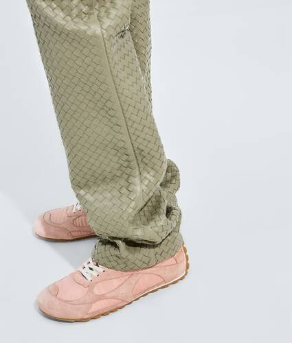 Women's Orbit Flash Sneaker in Terra pink/olive oil Bottega Veneta Cyprus EN - Image 2