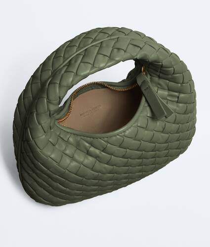 Women's Baby Veneta in Green tweed Bottega Veneta Singapore EN - Image 3