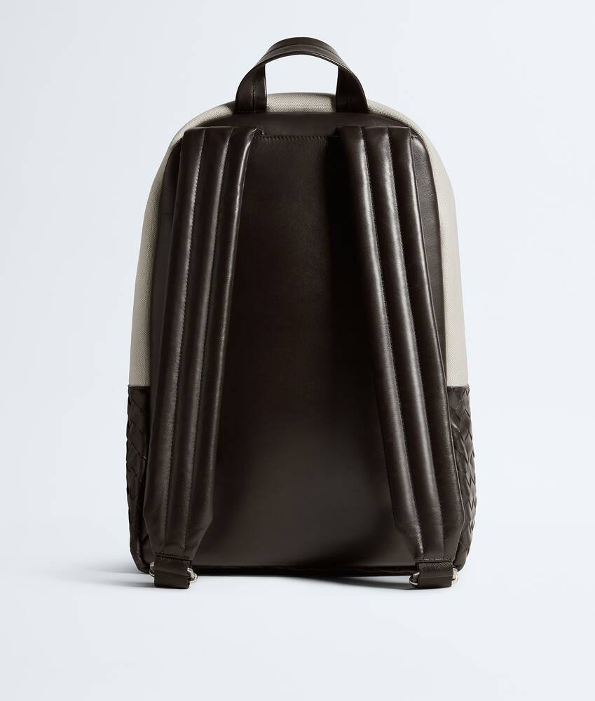 Men's Intrecciato Backpack in Natural/fondant Bottega Veneta Zimbabwe EN - Image 5