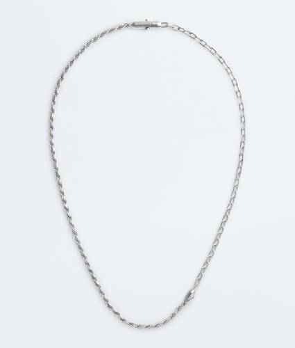 Men's Chain Necklace in Silver Bottega Veneta Bulgaria EN - Image 1