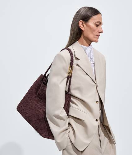 Women's Large Andiamo in Deep mahogany Bottega Veneta Japan EN - Image 10