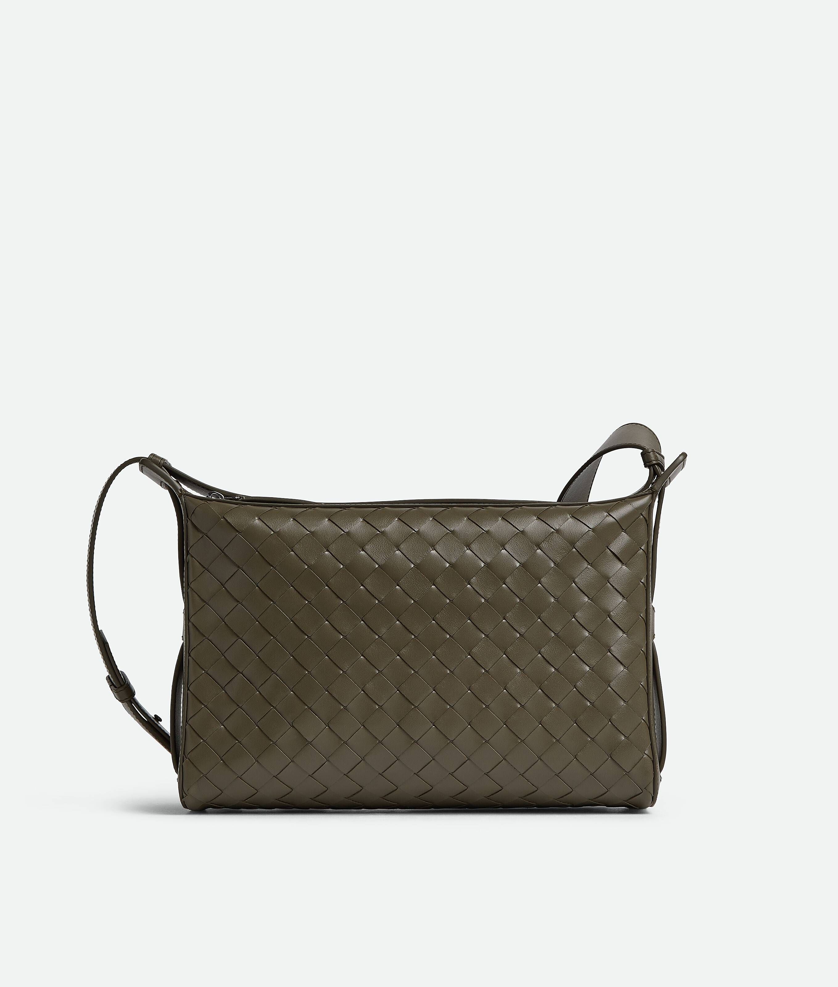 Men's Intrecciato Tribeca Top Handle in Cypress | Bottega Veneta NL