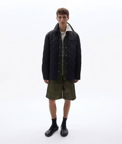 Sobrecamisa acolchada de algod&oacute;n y nailon para Hombre en Double black Bottega Veneta Estados Unidos ES - Image 1