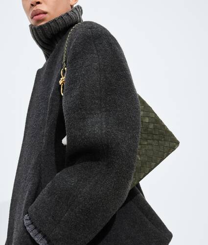 Women's Small Andiamo in Bark green/plaster Bottega Veneta Singapore EN - Image 7