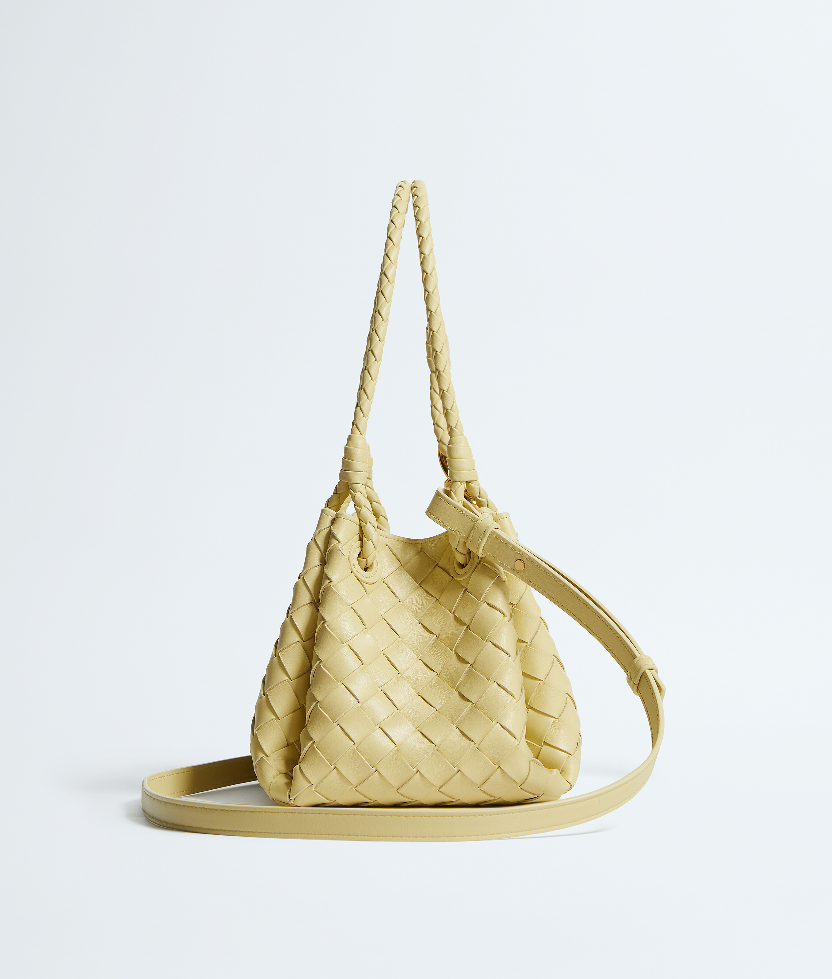Women's Small Parachute in Butter yellow Bottega Veneta Latvia EN - Image 4