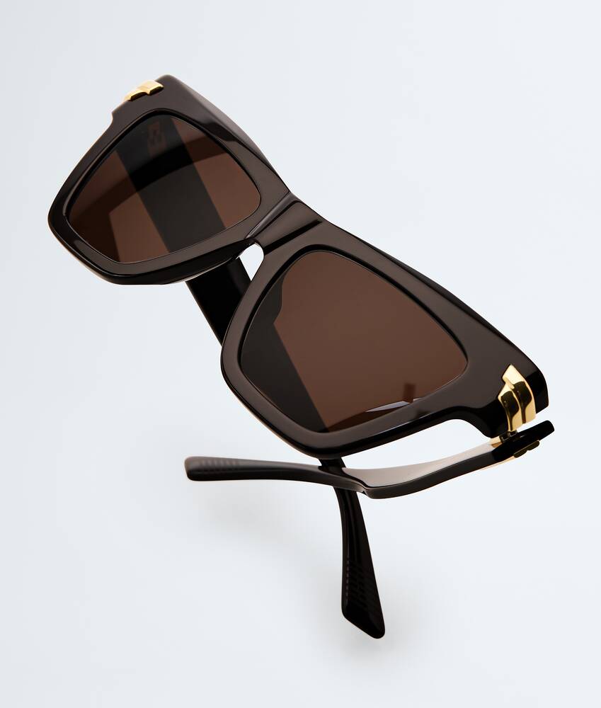 Mitre Cat Eye Sunglasses in Brown/brown Bottega Veneta Canada EN - Image 3