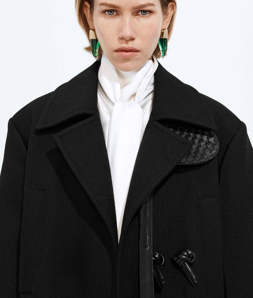 Display a large version of the product image 4 - Wool and Mohair Gabardine Coat