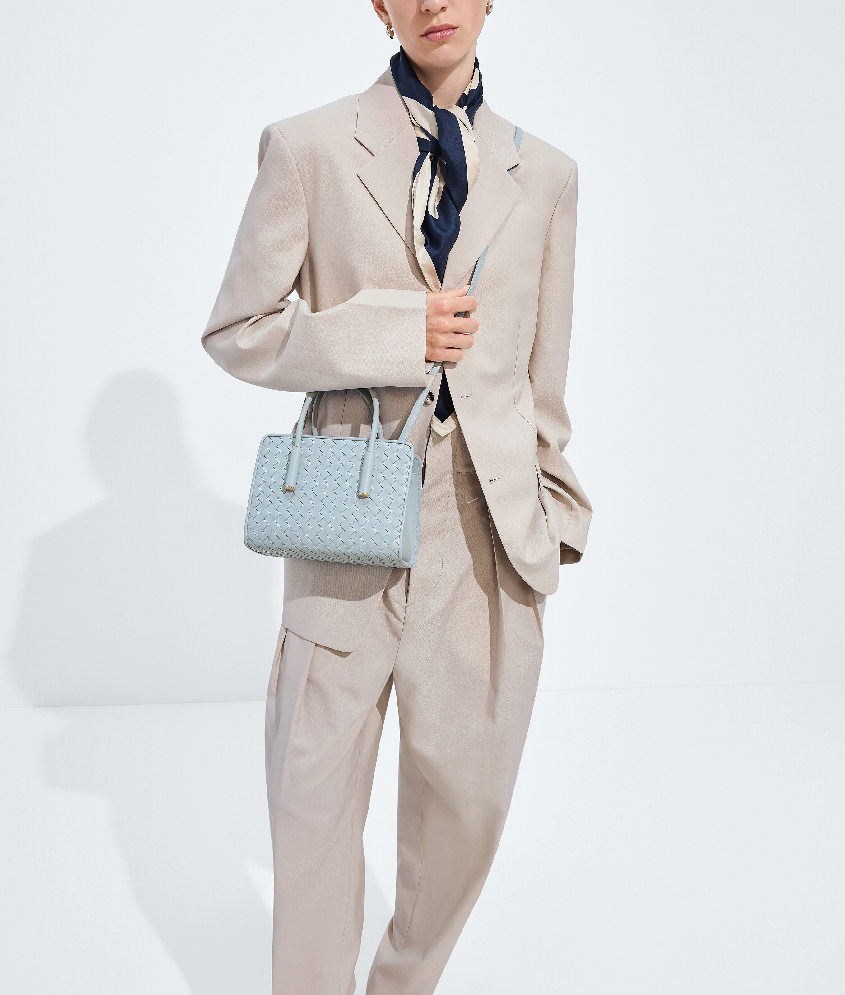 Women's Baby Barbara Tote in Glacial Bottega Veneta Luxembourg EN - Image 6