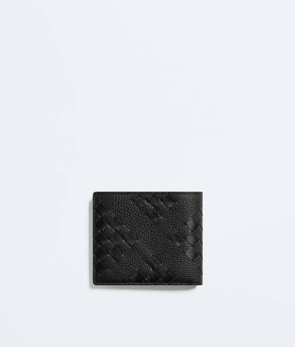 Men's Intrecciato Bi-Fold Wallet in Black Bottega Veneta Czechia EN - Image 3