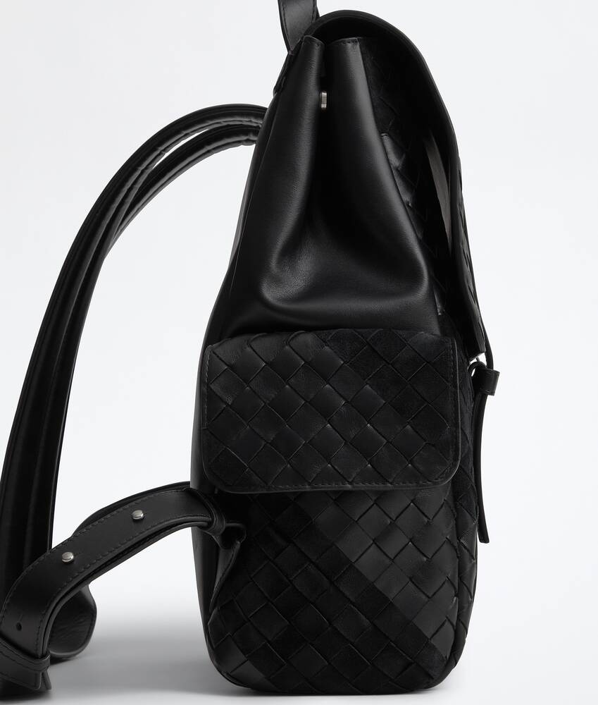Men's Intrecciato Back to School Backpack in Black Bottega Veneta Zimbabwe EN - Image 2