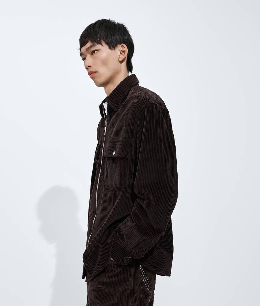 보테가베네타 코튼 코듀로이 오버셔츠 861018V6O402135