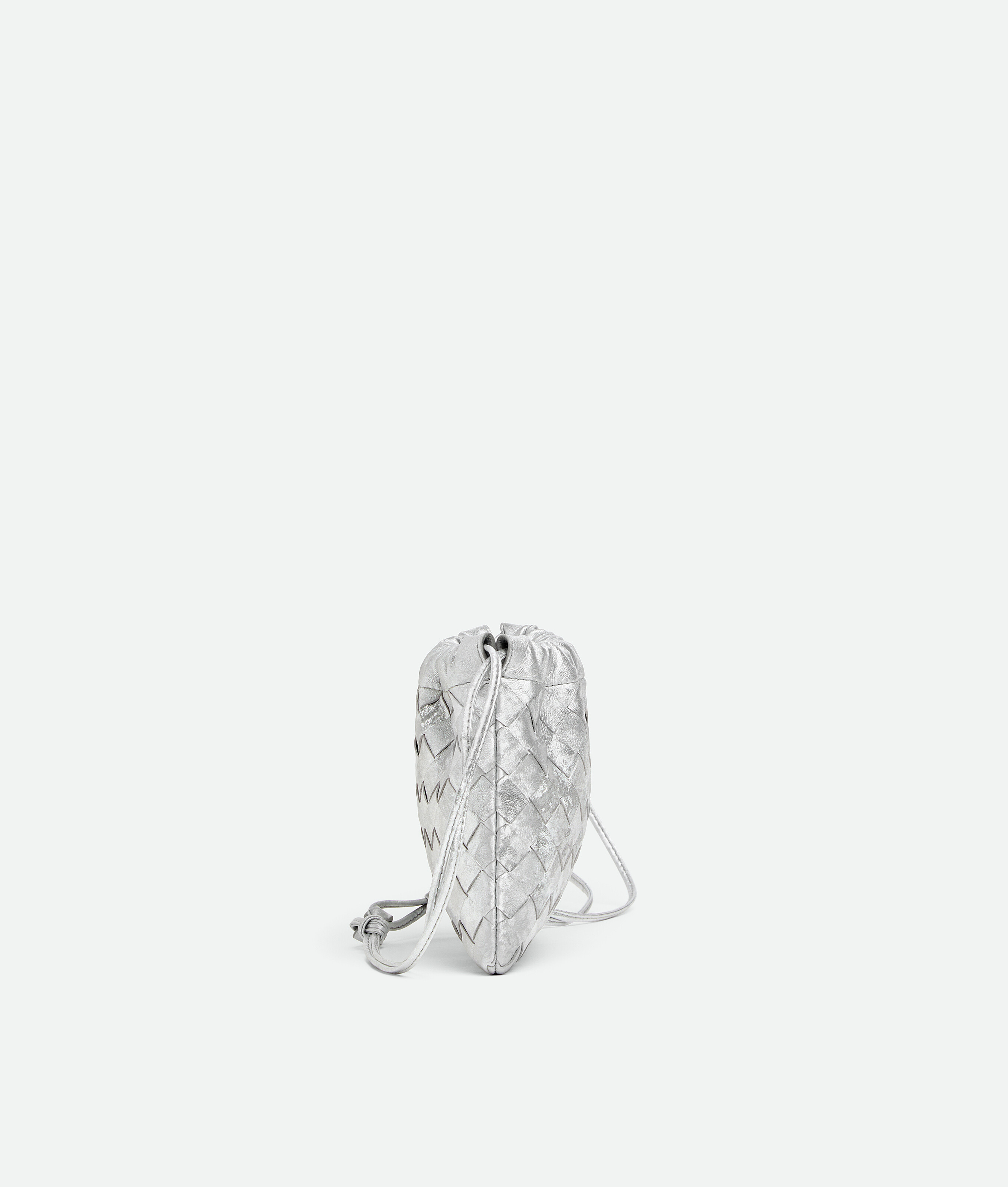 Women's Small Dustbag in Silver Bottega Veneta Luxembourg EN - Image 4