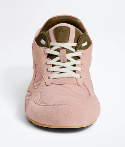 Men's Orbit Flash Sneaker in Terra pink/olive oil Bottega Veneta Czechia EN - Image 4