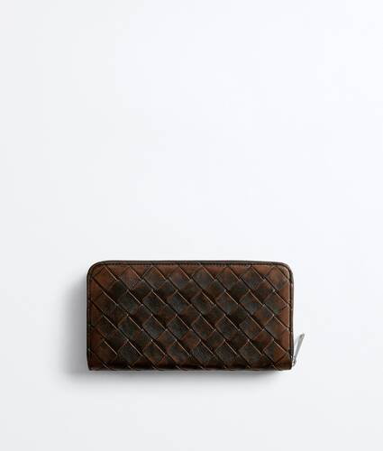 イントレチャート ジップアラウンドウォレット のために メンズ で ブラック/ブラウン Bottega Veneta 日本 JA - Image 3