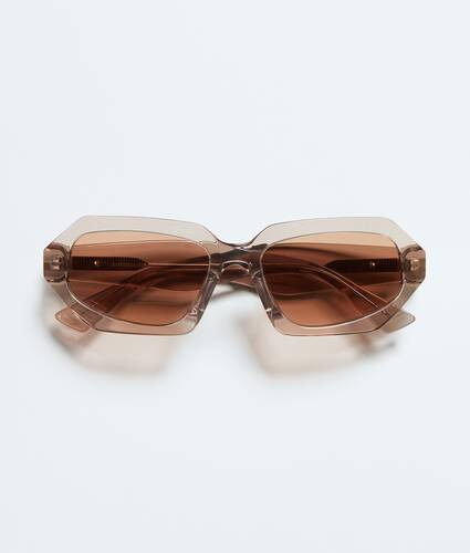 Classic Oval Sunglasses in Brown Bottega Veneta United Kingdom EN - Image 1