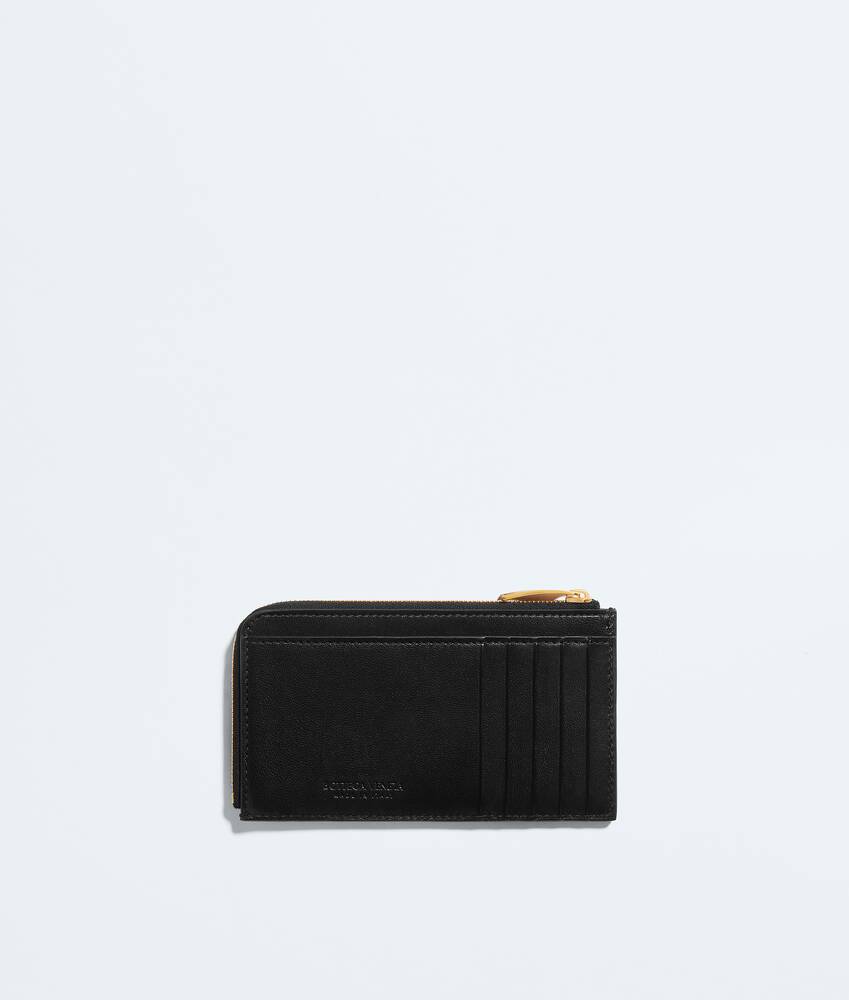 Women's Intrecciato L-Zipped Card Case in Black Bottega Veneta Taiwan EN - Image 3