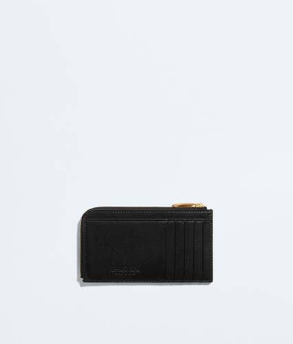 Women's Intrecciato L-Zipped Card Case in Black Bottega Veneta Taiwan EN - Image 3