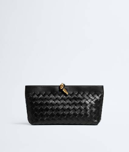 Women's Andiamo Boat Pouch in Black Bottega Veneta South Korea EN - Image 1