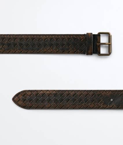 Women's Johnny Belt in Black/brown Bottega Veneta Denmark EN - Image 4
