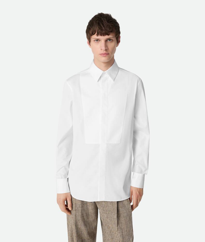 Display a large version of the product image 1 - Poplin Plastron Shirt