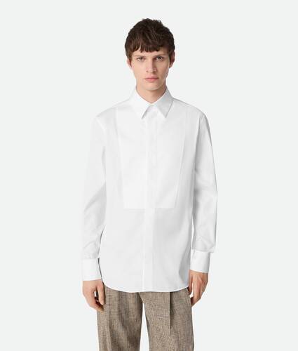 Display a large version of the product image 1 - Poplin Plastron Shirt