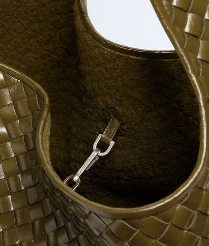 Ele's Bolsa Bucket Triangolo Grande em Olive oil Bottega Veneta Brasil PT - Image 5