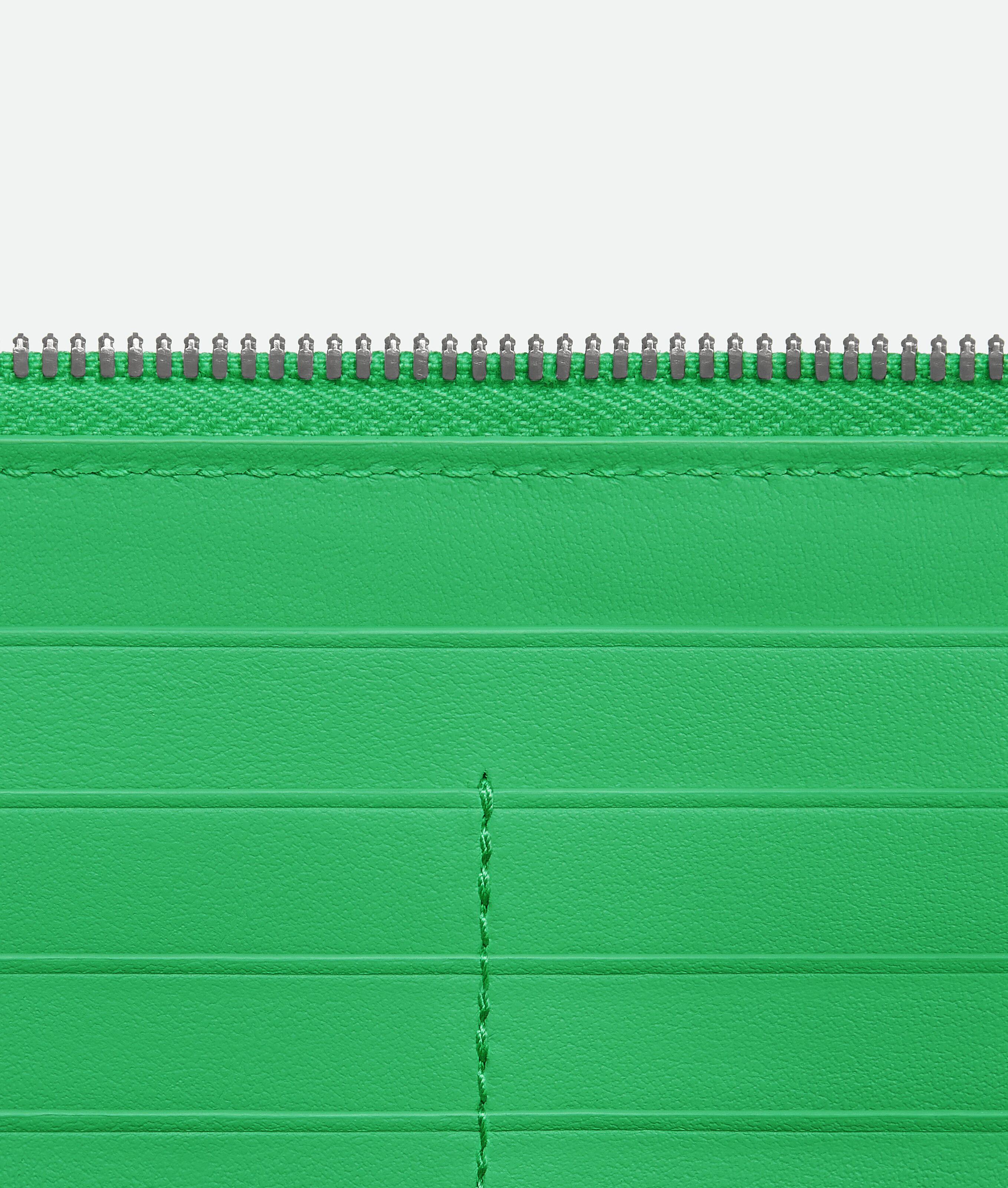 Bottega Veneta Intrecciato Zip Around Wallet In Black Grass