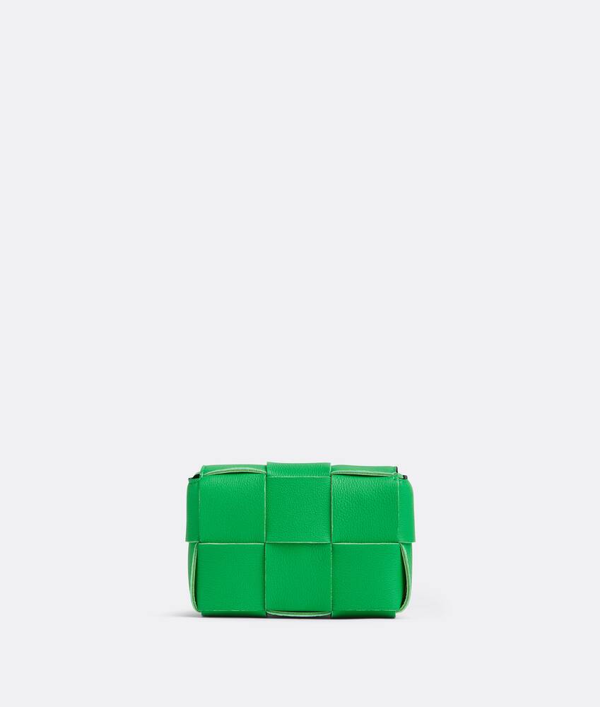 Bottega Veneta® Candy Cassette in Parakeet / Black. Shop online now.