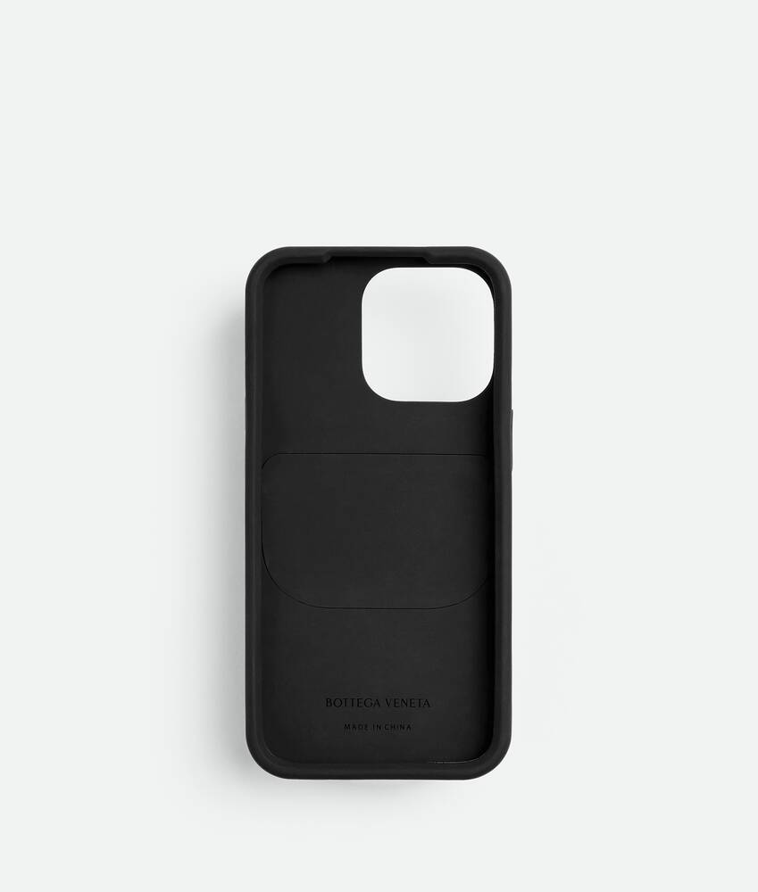 Bottega Veneta® Iphone 13 Pro Case With Airpods Holder in Black