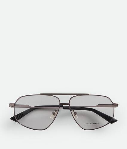 Display a large version of the product image 1 - Classic Metal Aviator Eyeglasses