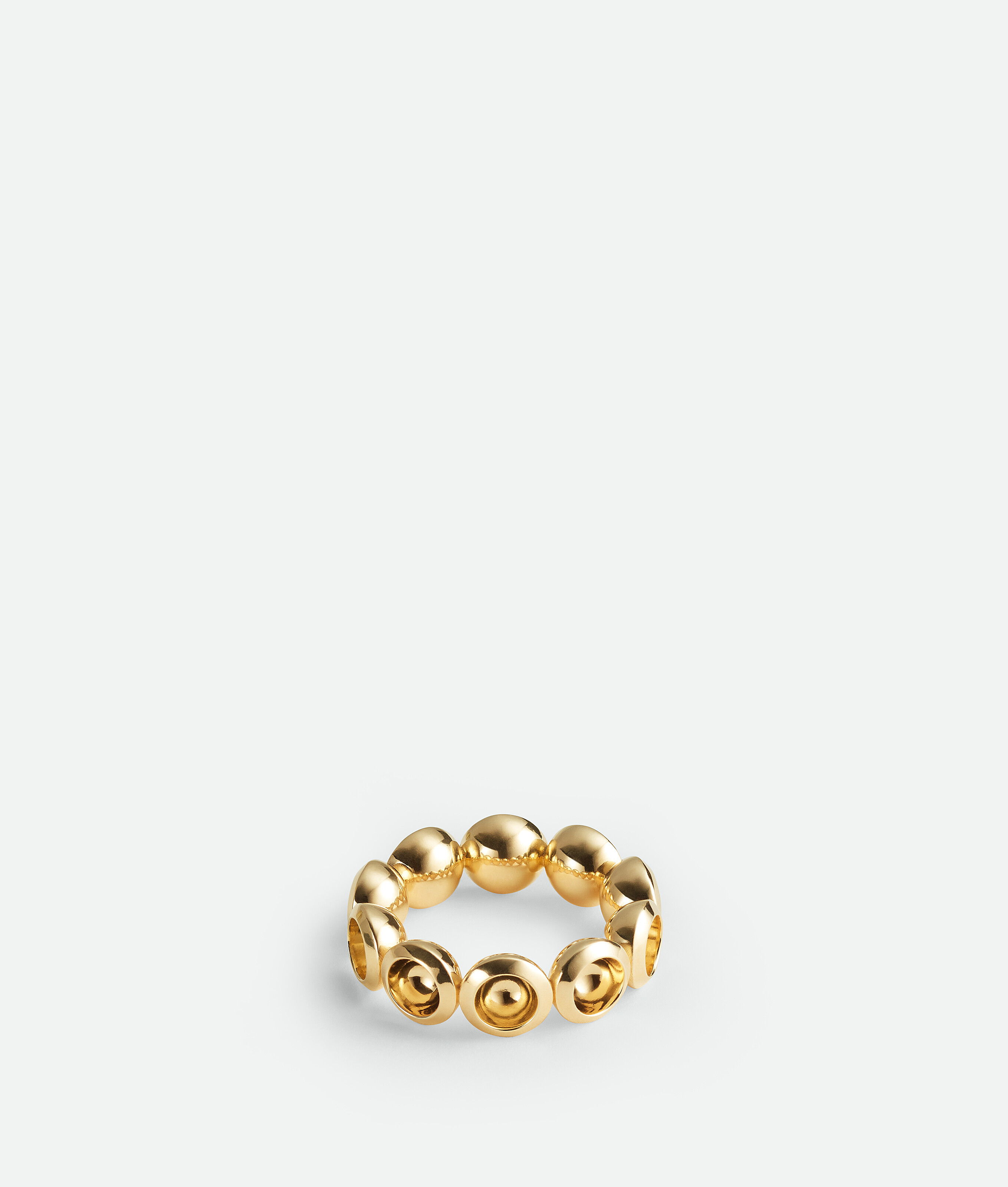 Bottega Veneta Concave Ring In Gold