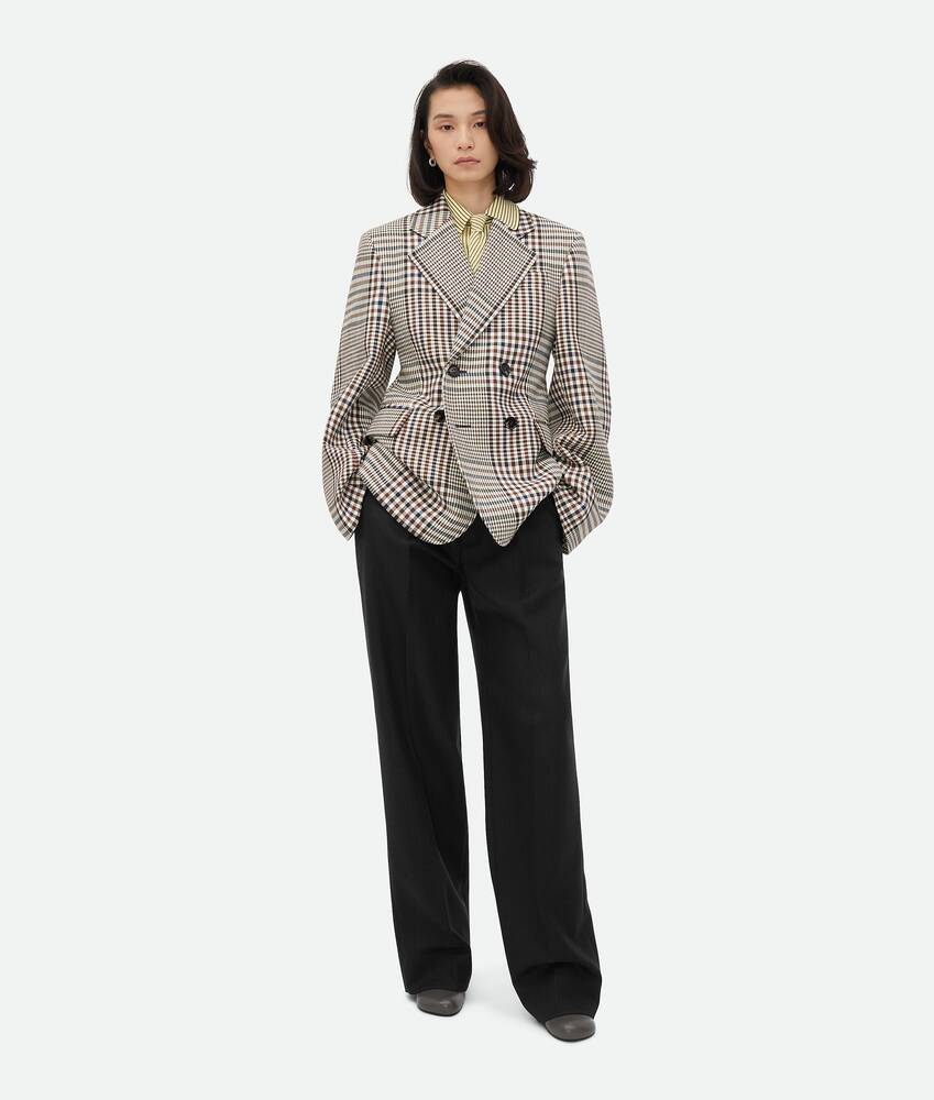 Display a large version of the product image 1 - Structured Check Cotton Jacket