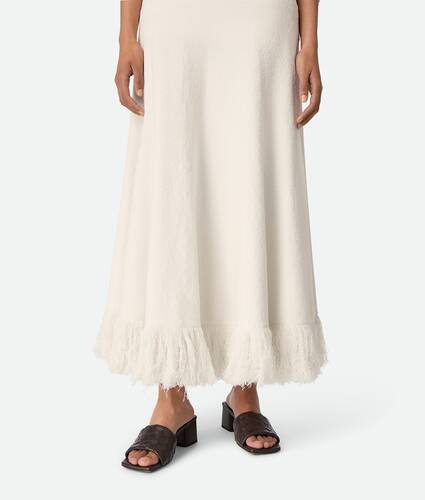 Cotton Bouclé Skirt