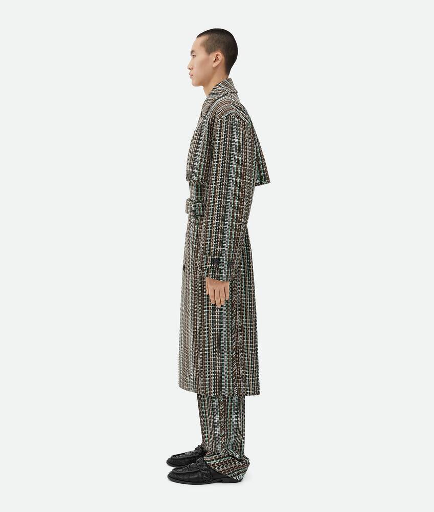 Display a large version of the product image 2 - Cotton Check Trench Coat