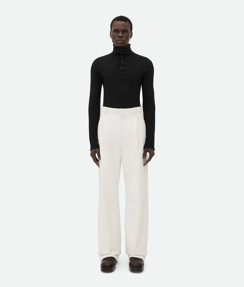 Display a large version of the product image 1 - Leather Wide Leg Trousers