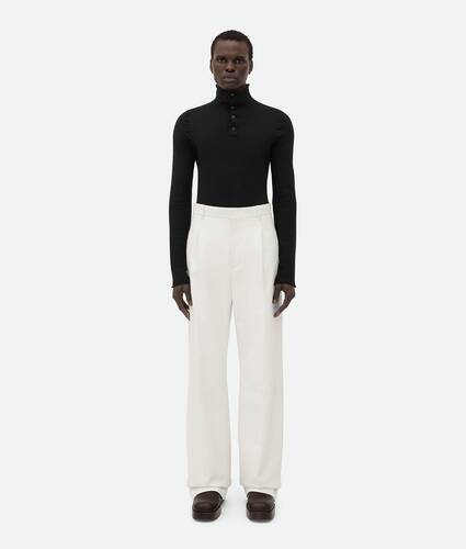 Leather Wide Leg Trousers