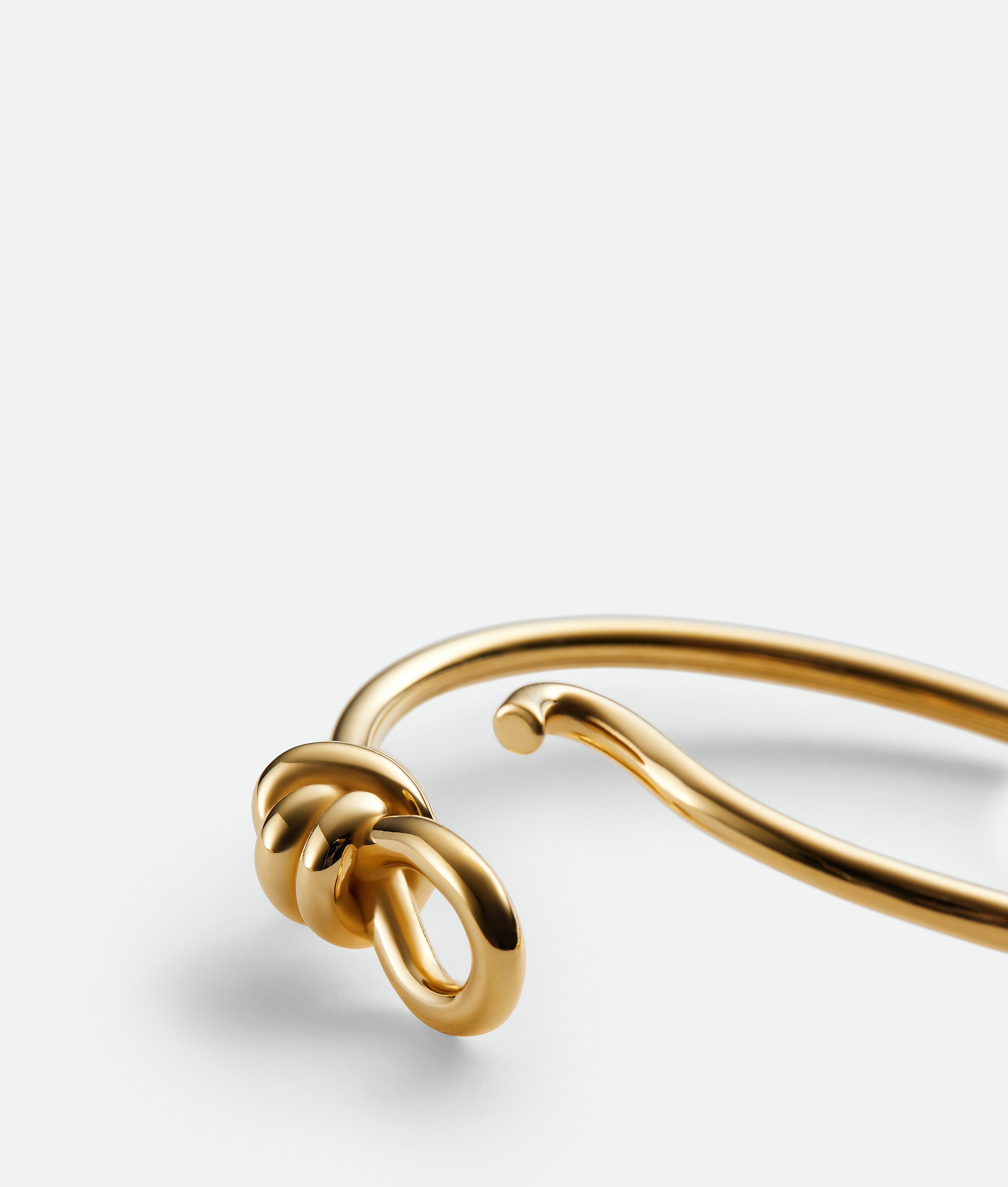 Bottega Veneta Knot Bracelet In Yellow Gold