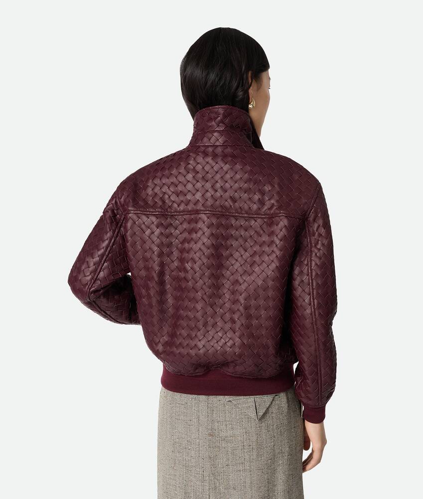 Display a large version of the product image 3 - Intrecciato Leather Blouson