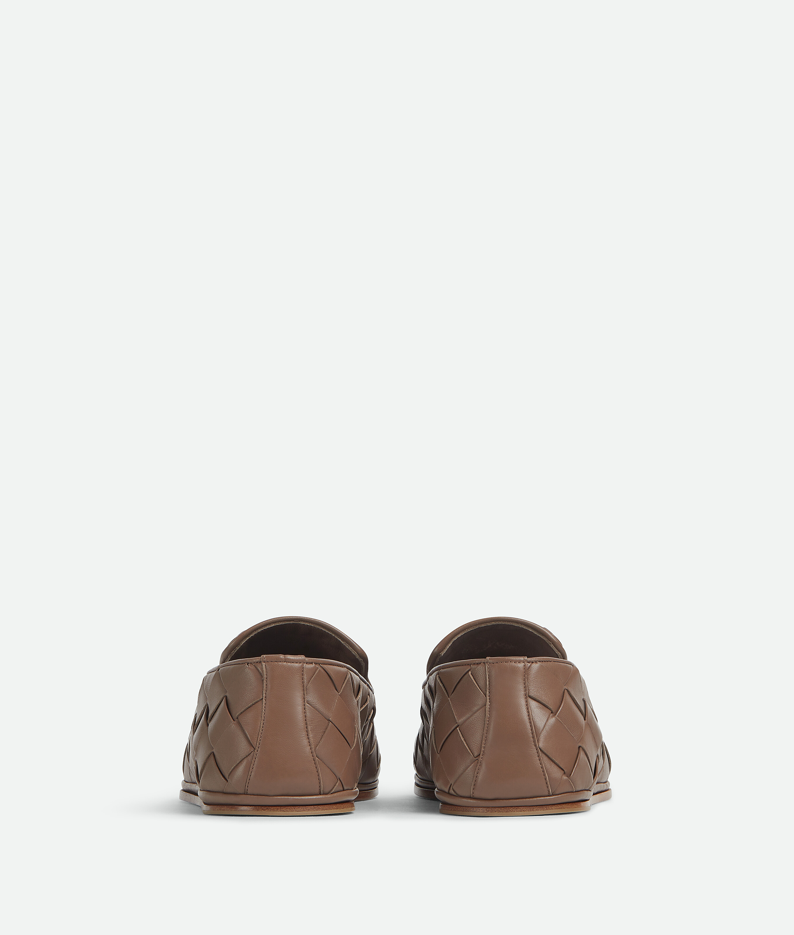 Bottega Veneta Sunday Woven Slippers In Pinecone