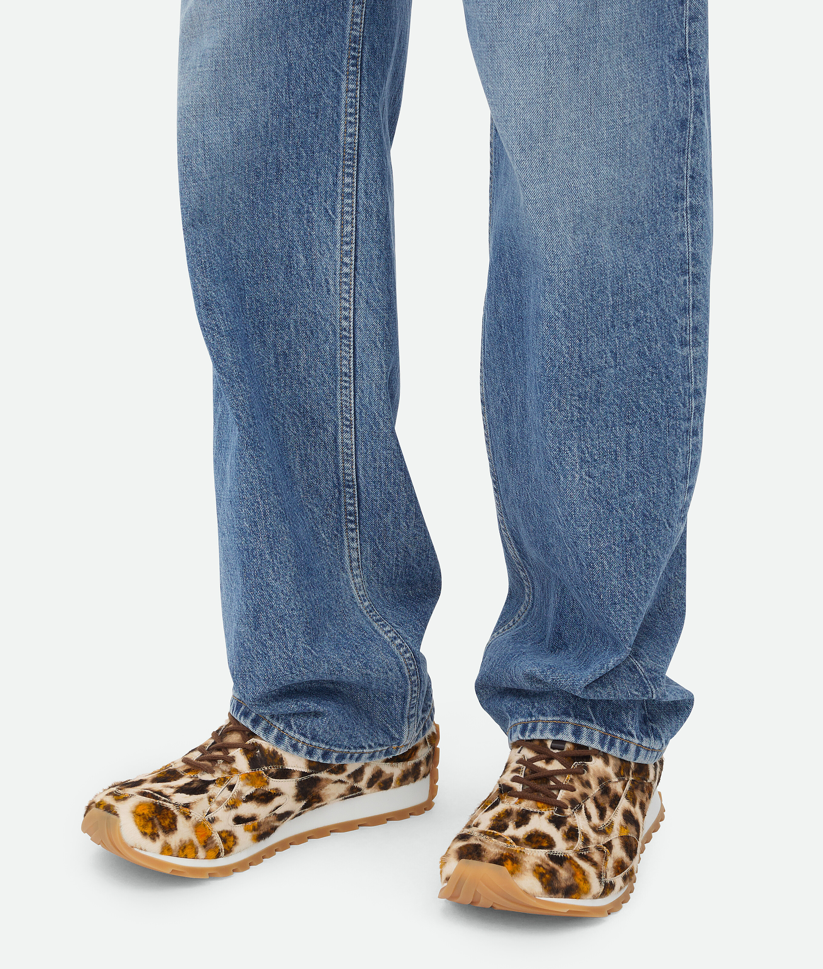 Bottega Veneta Orbit Sneaker In Jaguar