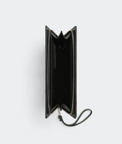 Small Intrecciato Document Case With Wristlet