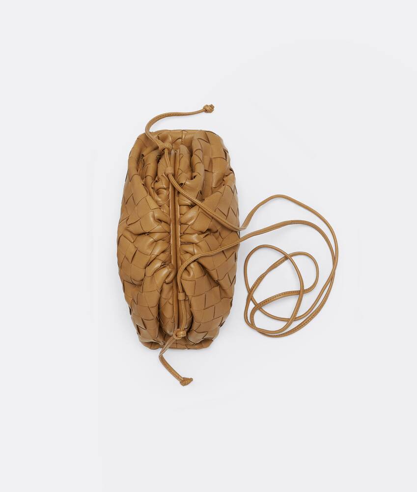 Bottega mini pouch caramel Clearance