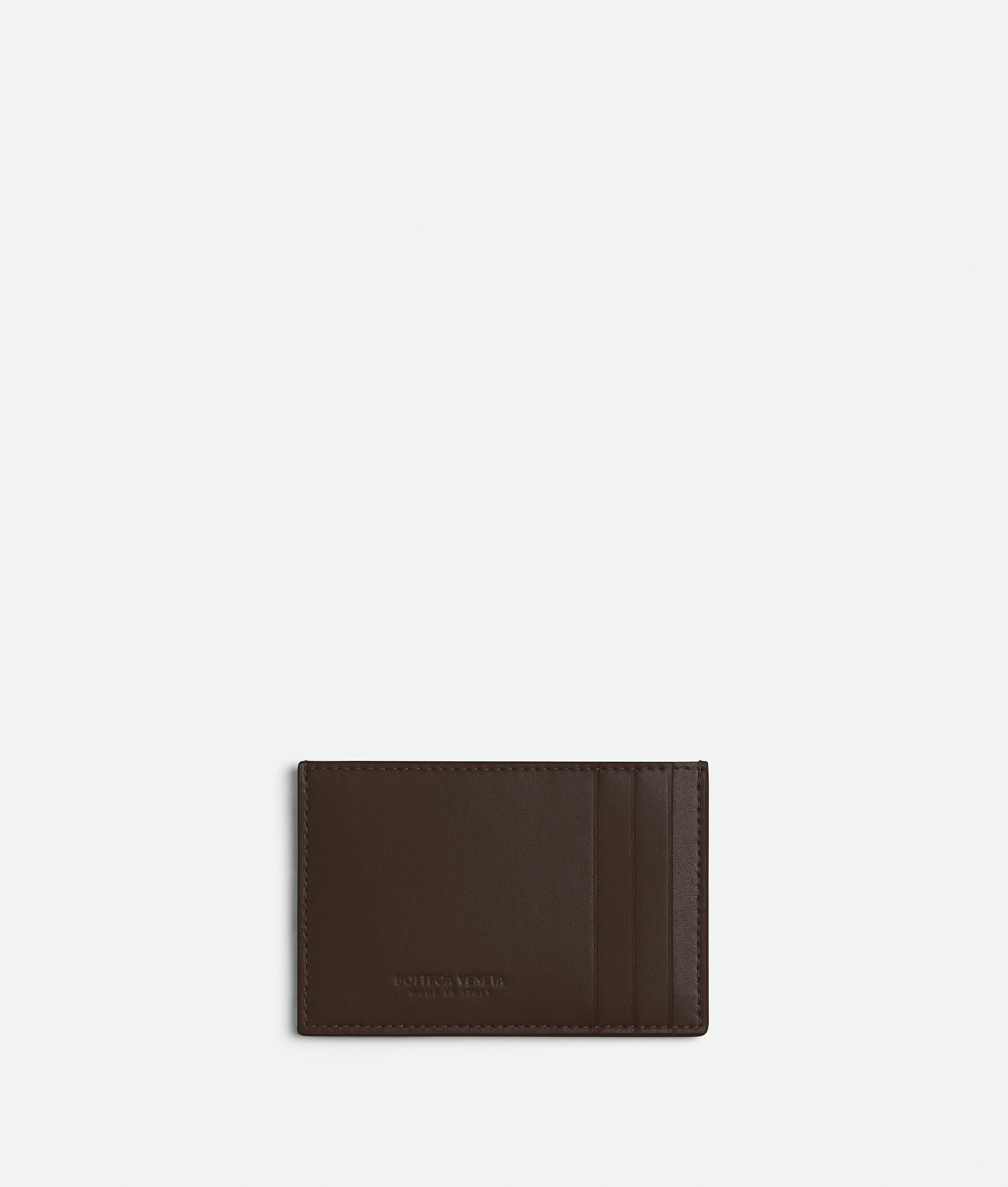 Shop Bottega Veneta Cassette Credit Card Case In Brown