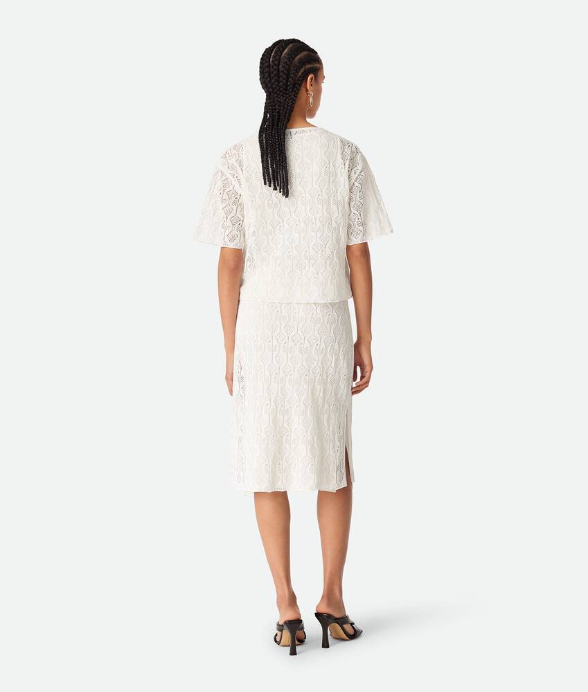 Display a large version of the product image 3 - Cotton And Silk Fish Lace Skirt