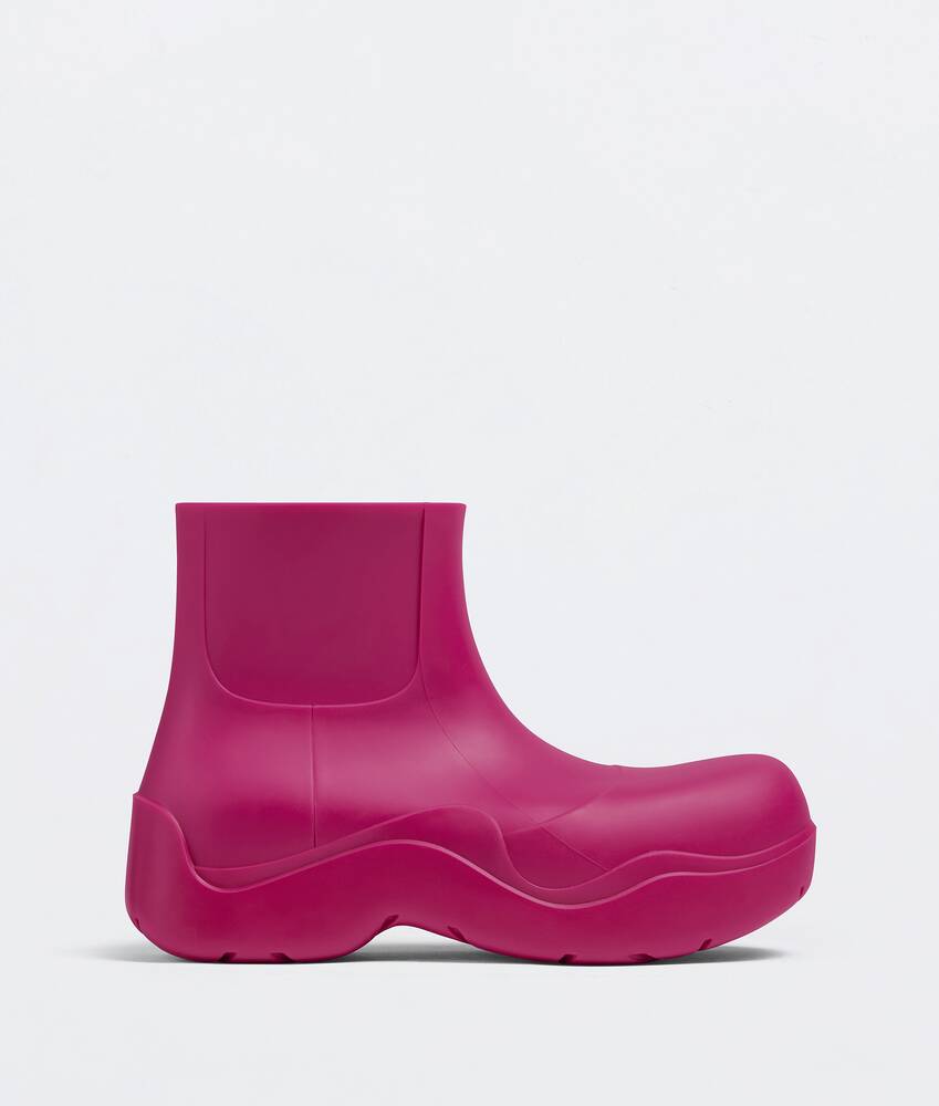 Bottega Veneta Gummi Puddle in Pink Damen Schuhe Flache Schuhe Pantoletten 