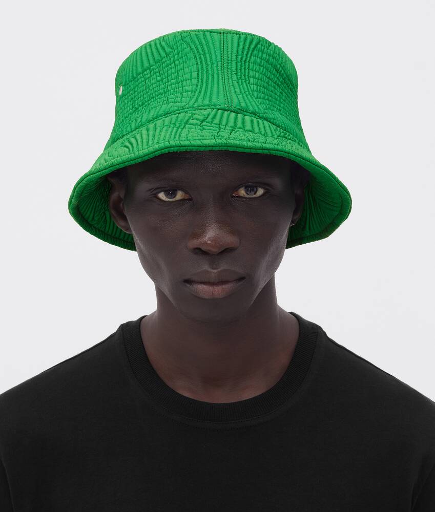 Bottega Veneta® Men's Hat in Parakeet. Shop online now.