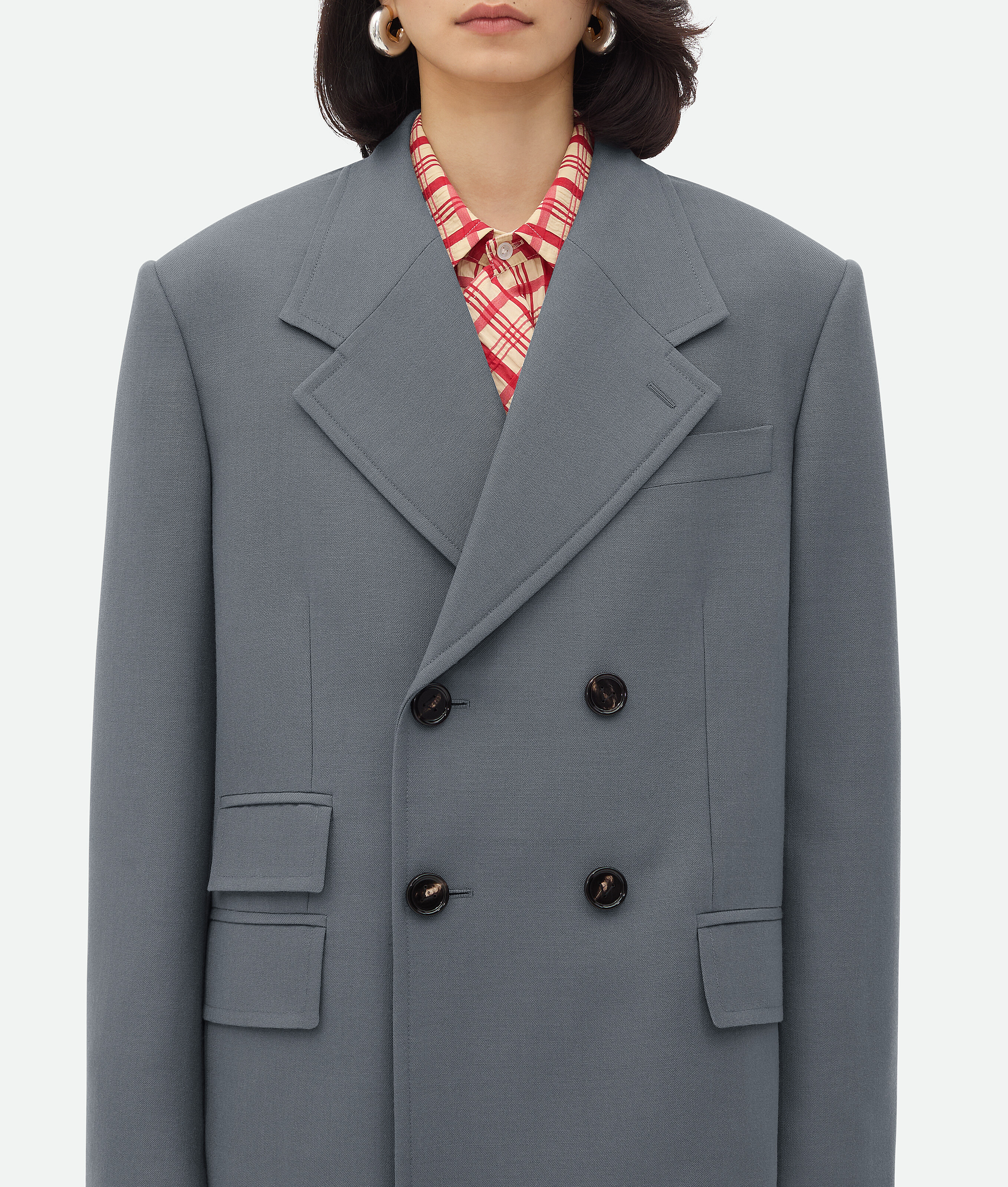 Bottega Veneta Wool Mohair Jacket In Thunder